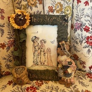 Boyd’s Bears Folkstone Liddy Pearl How Does Your Garden Grow Frame Cottagecore